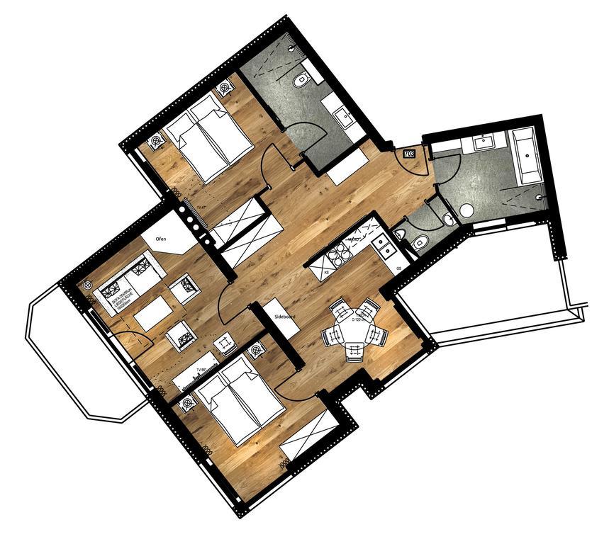 Apartmenthaus Enzian Hochsoelden מראה חיצוני תמונה